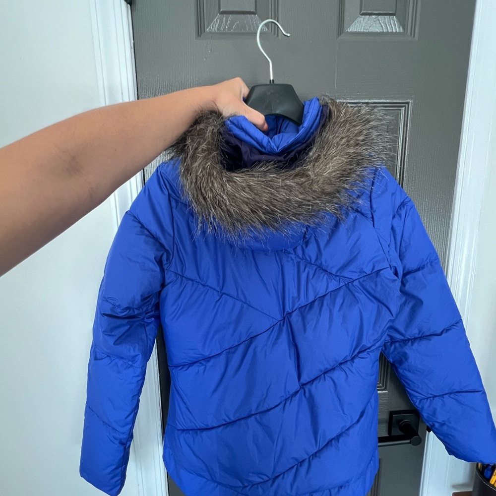 Columbia Puffer Jacket with Faux Fur Trim